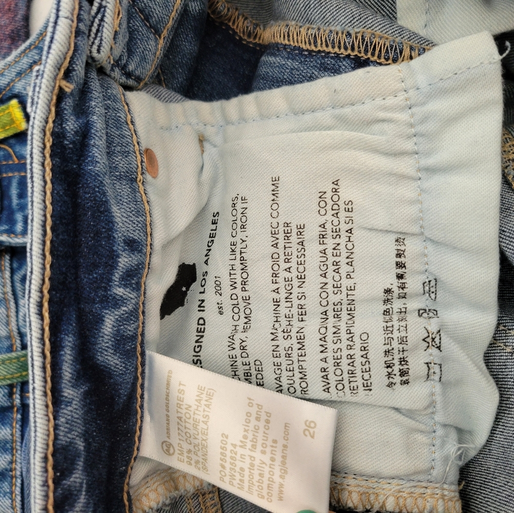 AG Adriano‎ Goldschmied Farrah Ankle High Rise Skinny Jeans Size 26 LIKE NEW - Picture 10 of 12
